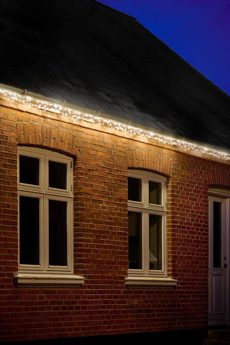 PRO klyngelys 250 LED varm hvit 5 meter